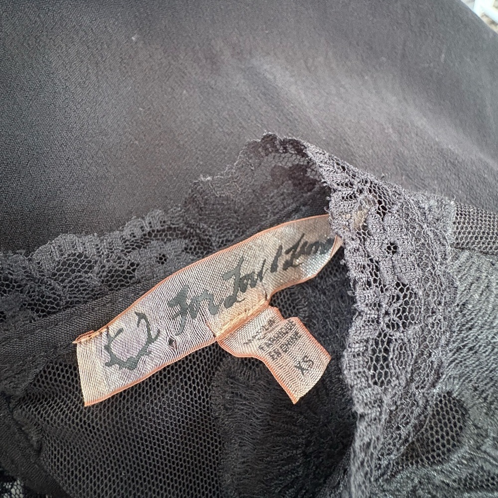 For Love And Lemons Elegant Black Lace Top - Picture 5 of 7
